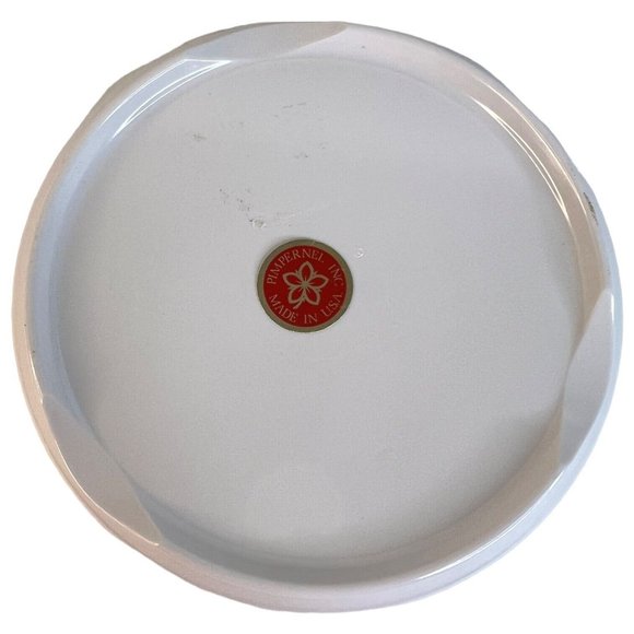 3 Spode Christmas Tree Trivets Pimpernel Melamine Round Hot Pad Plastic 6 1/2” - Picture 6 of 9